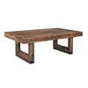 Idabel Solid Wood Sled Coffee Table 7196