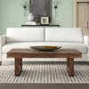 Idabel Solid Wood Sled Coffee Table 7196