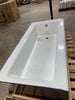 Bellwether 60 in. x 30 in. ADA Cast Iron Alcove Bathtub with Integral Farmhouse Apron and Right-Hand Drain in White