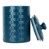 Blue Ilse 3 Piece Kitchen Canister Set