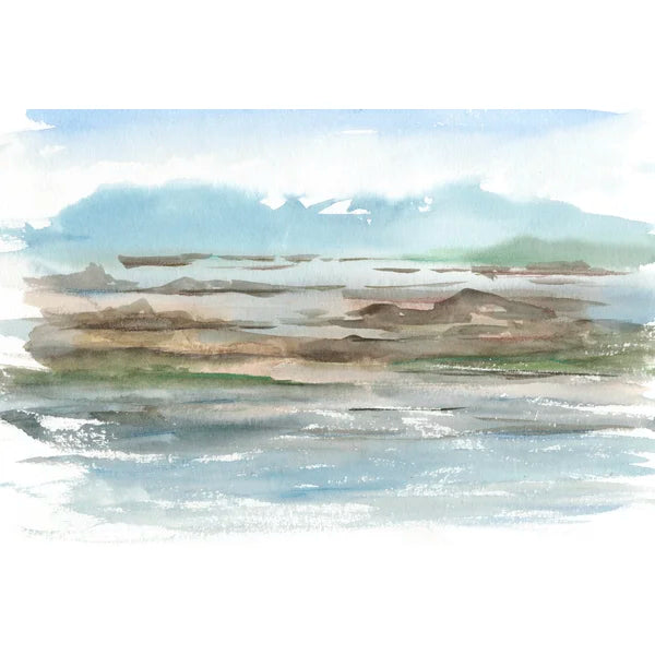 12" H x 18" W x 1.25" D Impressionist View II by Ethan Harper - Wrapped Canvas Painting