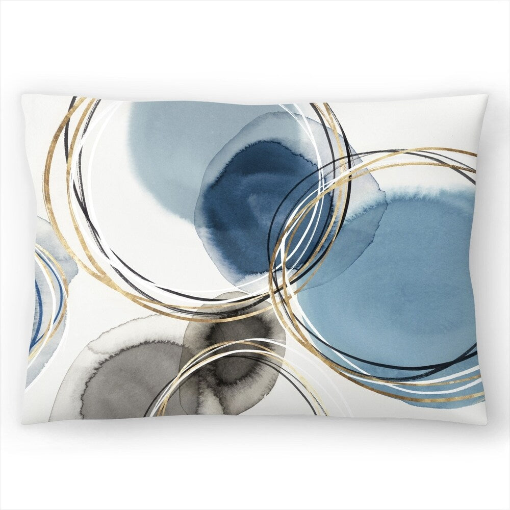 Infinity Indigio II - Decorative Throw Pillow - B69-DS357