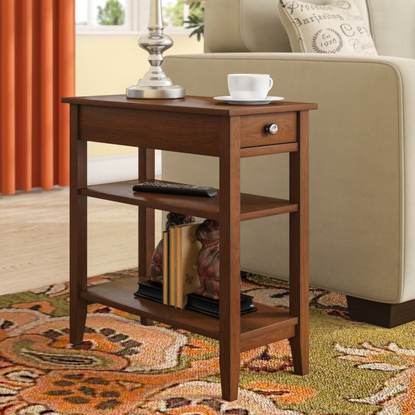 Inman End Table with Storage Mahogany K2705 Salvage Co Indy