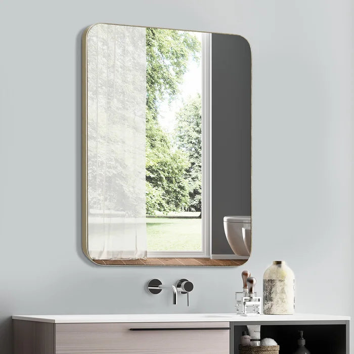 36" x 24" Light Champagne Inman Modern Accent Mirror