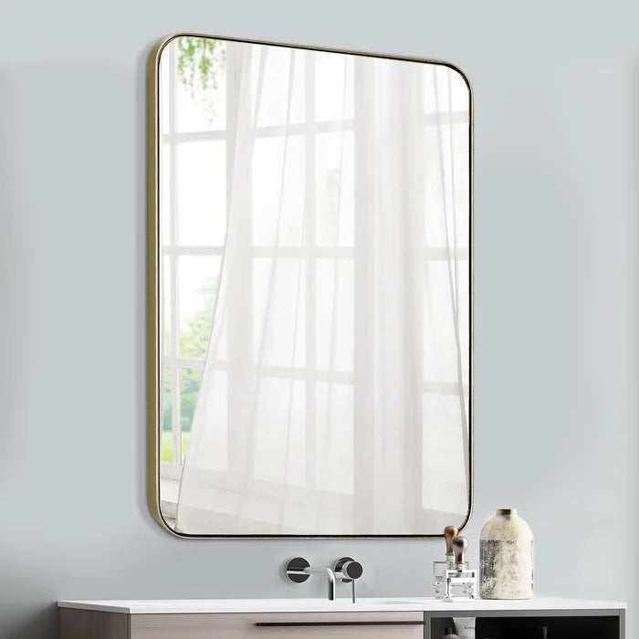 36" x 24" Light Champagne Inman Modern Accent Mirror