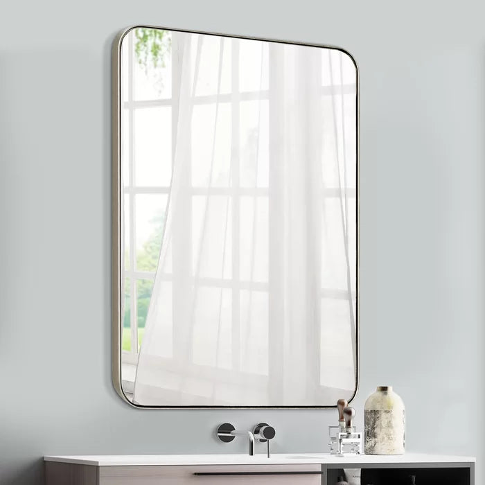 36" x 24" Light Champagne Inman Modern Accent Mirror