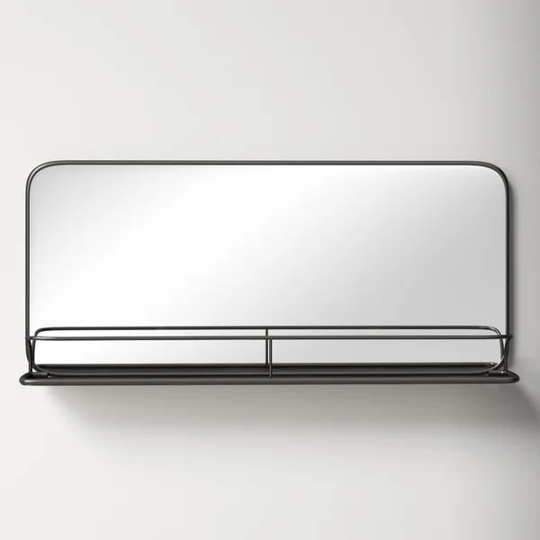 Inman Modern & Contemporary With Shelves Accent Mirror