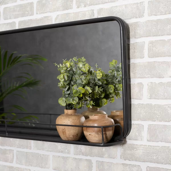Inman Modern & Contemporary With Shelves Accent Mirror