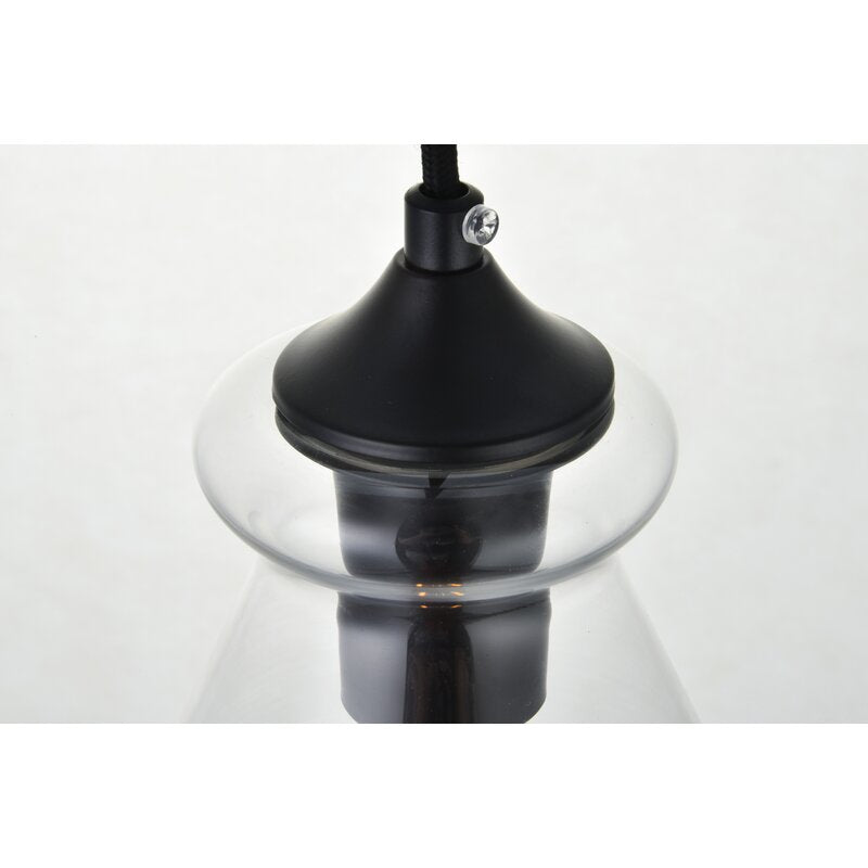 Black Inola 1 - Light Single Cone Pendant
