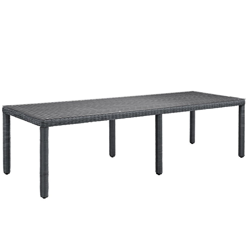 Bocabec 114" Outdoor Patio Dining Table