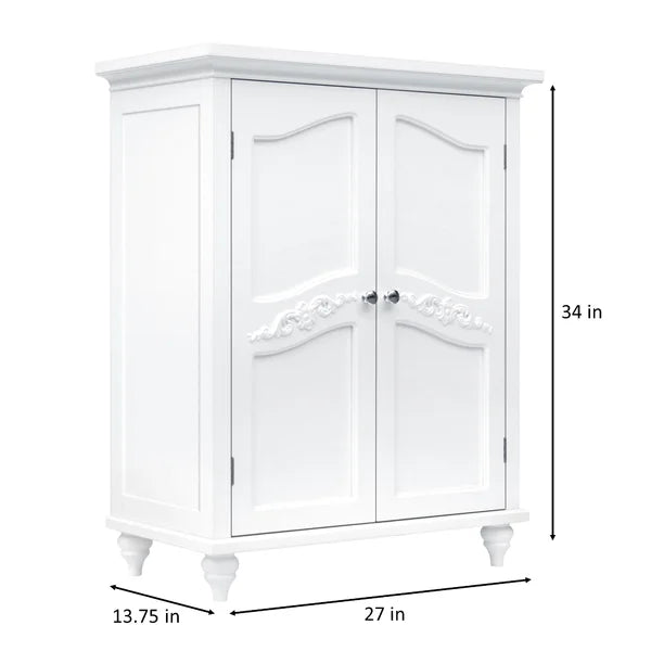 Ione 27'' W x 34'' H x 13.75'' D Free-Standing Bathroom Cabinet