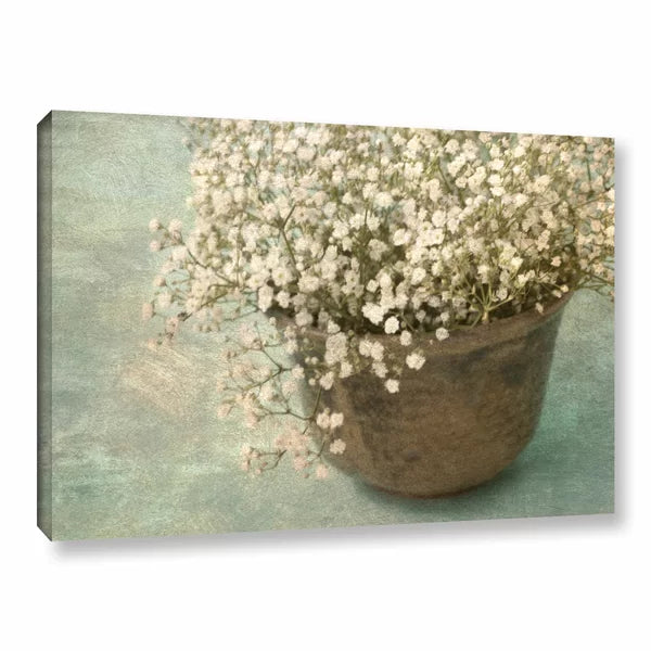 24" H x 36" W x 2" D Irish Pot With Lace - Graphic Art on Canvas