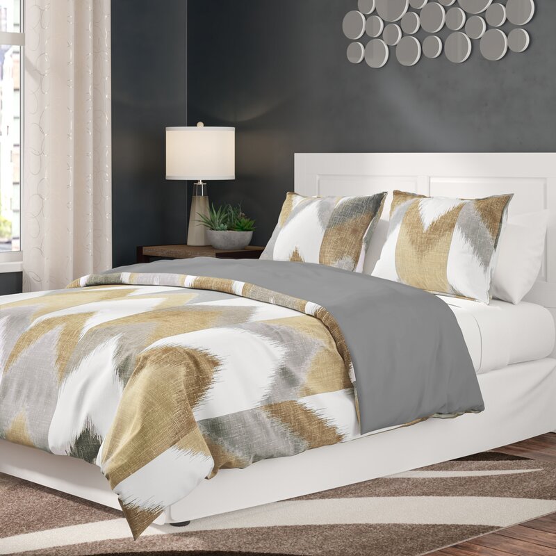 Yellow Irisha KING 200 TC Duvet Cover Set B64-VS138