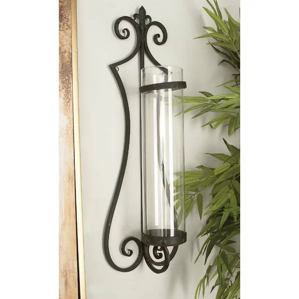 25" H x 10" W x 6" D Iron Tabletop Wall Sconce Holder (SET OF 4)
