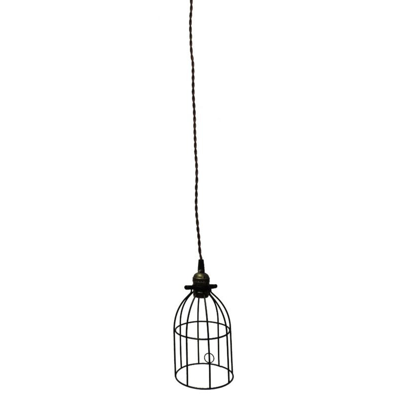 Black Isabeau 1 - Light Single Bell Pendant CR1317