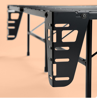 Black Dorado Bed Frame Bracket (Set of 2)  JB122