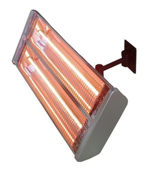 1,500-Watt Infrared Double Electric Wall-Mount Electric Patio Heater  JB144