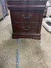 Benzara Mandura Contemporary Night Stand In Cherry Finish
