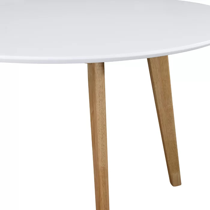 White/Natural Jacques 41.75'' Dining Table