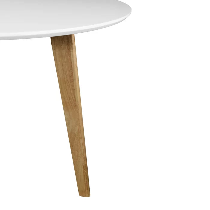 White/Natural Jacques 41.75'' Dining Table