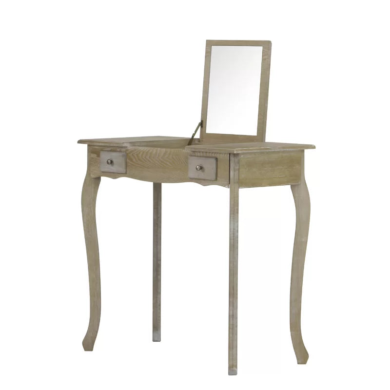 Weathered Jadiel 31.25'' Wide Vanity with Mirror