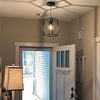 Jairy Modern Industrial Pendant Light Retro Loft Design Lantern Farmhouse Chandelier For Kitchen Island Dining Room Bedroom Entryway Foyer
