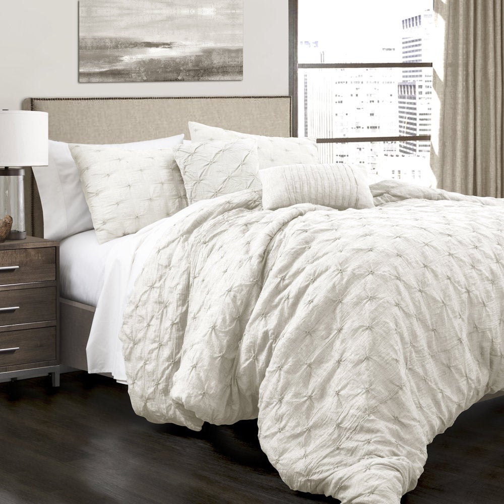 Lush Decor Ravello Pintuck 5-piece Comforter Set TJ165