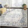 Jase Oriental Area Rug in Ivory/Navy rectangle 10'x14'
