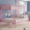 Jeanna Twin over Full Bunk Bed, Pink (#888)