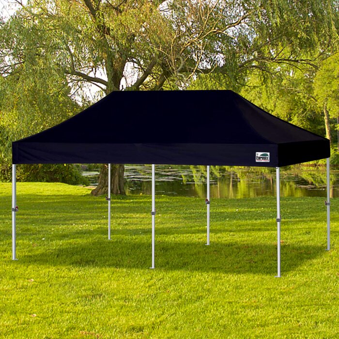 Jeg 10'x20' Ez Pop Up Canopy Tent Commercial With Heavy Duty Roller Bag