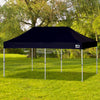 Jeg 10'x20' Ez Pop Up Canopy Tent Commercial With Heavy Duty Roller Bag
