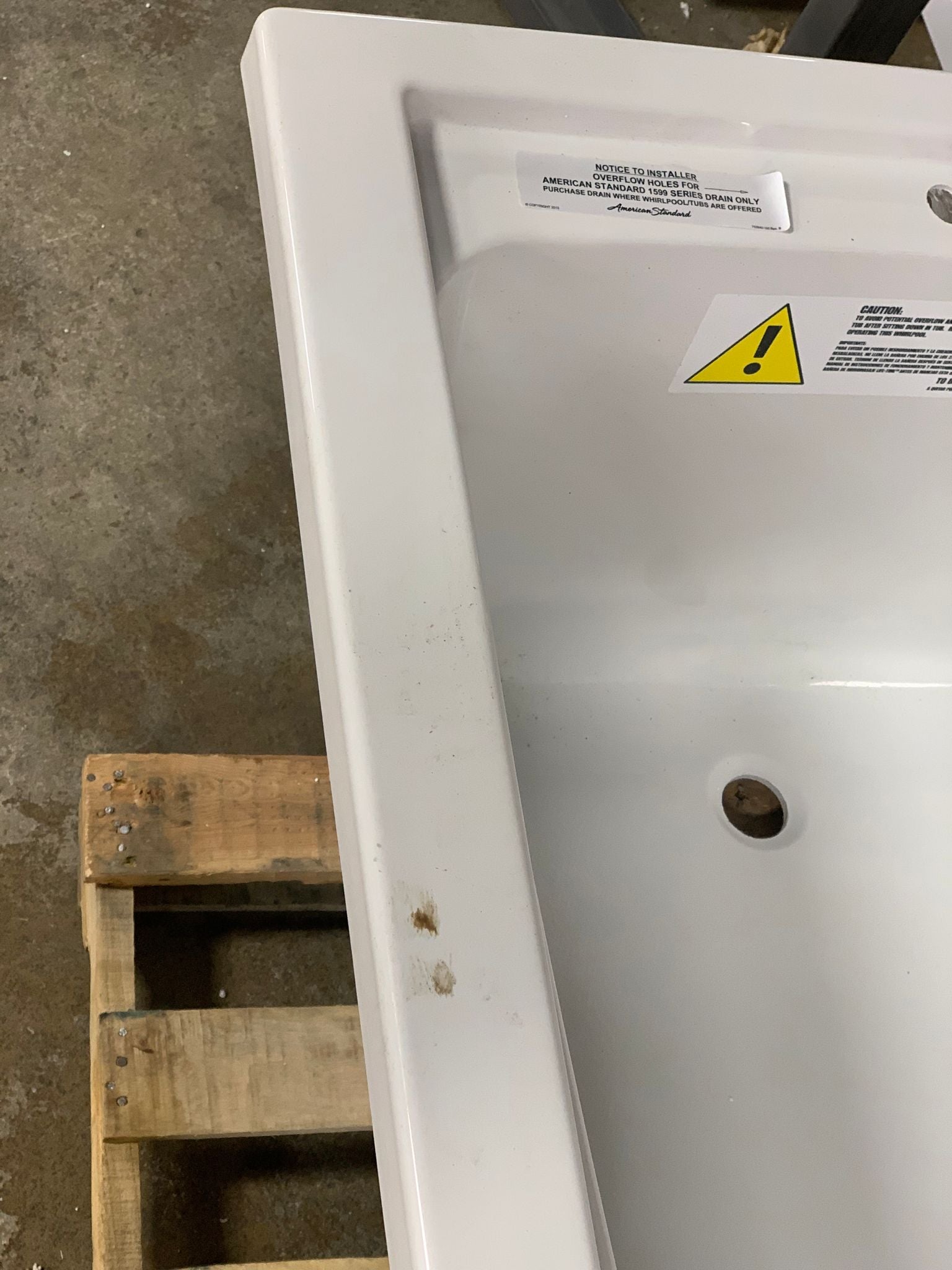 Evolution 60" x 36" Drop in Soaking Fiberglass Bathtub CYB870