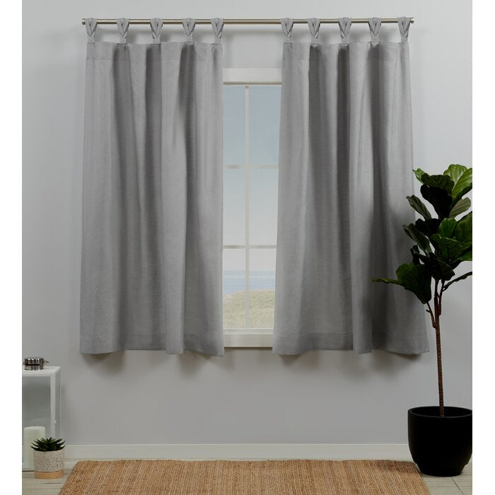 54" W x 63" L Jianyu Room Darkening Curtain Pair (Set of 2)