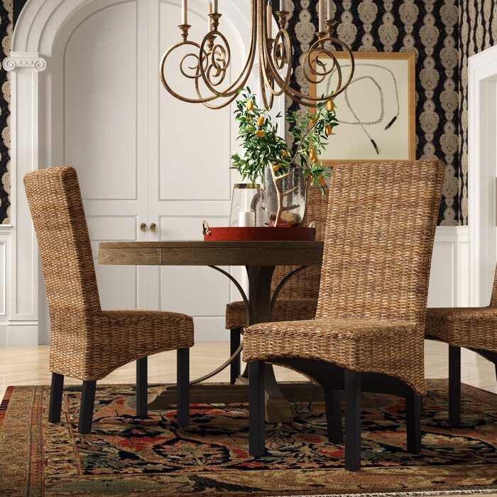 Jim Side Chair in Rattan Abaca (Set of 2)