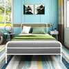 White Jima Metal Bed, Twin