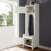 Distressed White Jones Street 22.5'' Wide Hall Tree with Bench and Shoe Storage