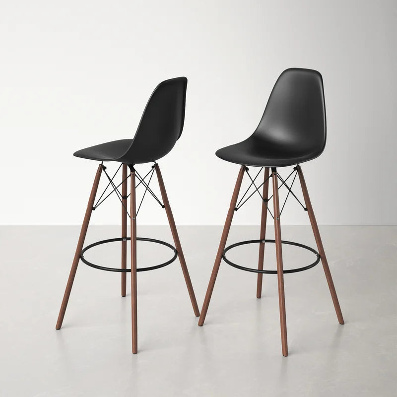 Black/Walnut Jordan Stool (Set of 2)