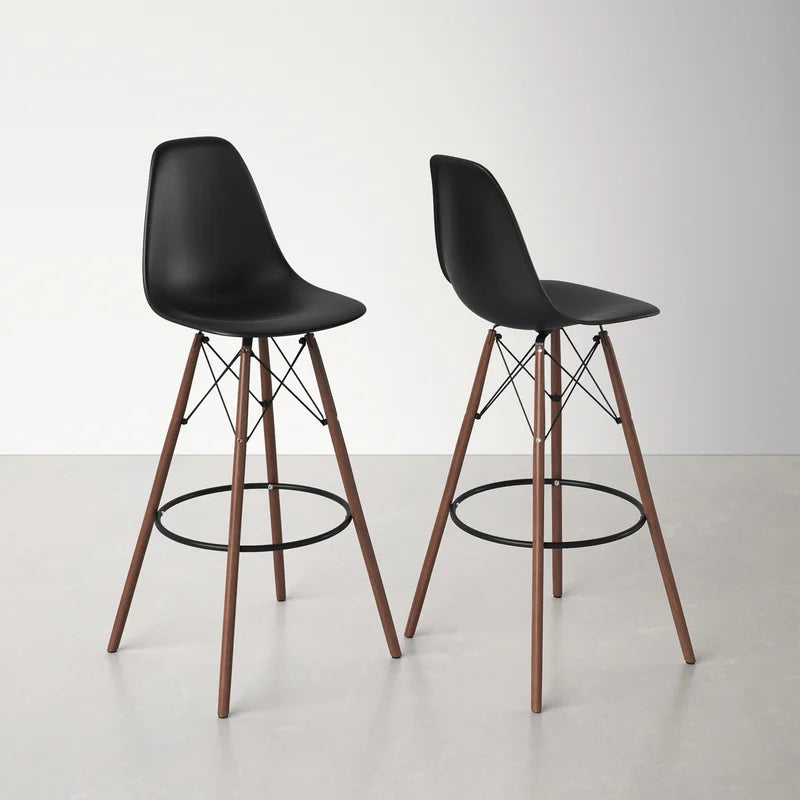 Black/Walnut Jordan Stool (Set of 2)