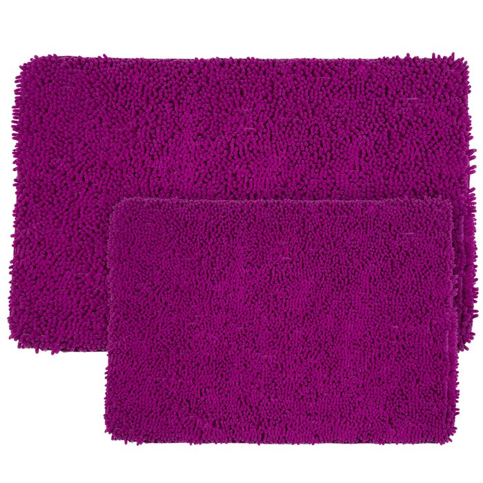 Josef Rectangle Non-Slip piece Bath Rug Set EE762