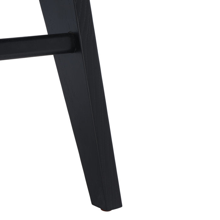 Black Josephina Colette Rattan Counter Stool