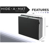 Black/Pewter Jr Twin Tri-Fold Cot - SET OF 2