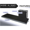Black/Pewter Jr Twin Tri-Fold Cot