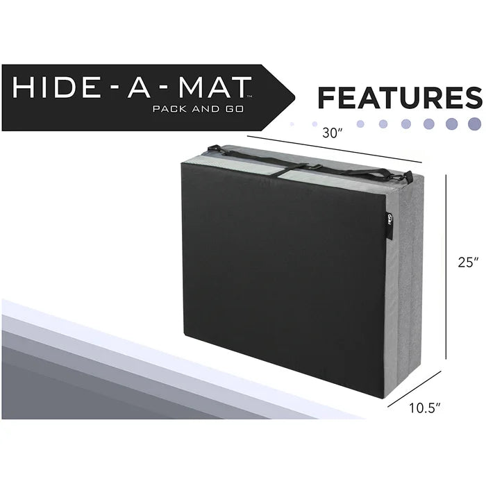 Black/Pewter Jr Twin Tri-Fold Cot - 2 Boxes