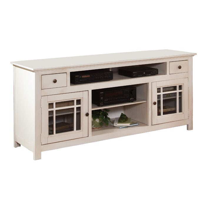 White Julee TV Stand for TVs up to 78"