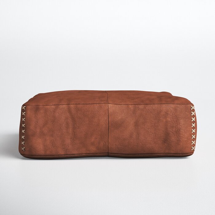 Julia Leather Pouf