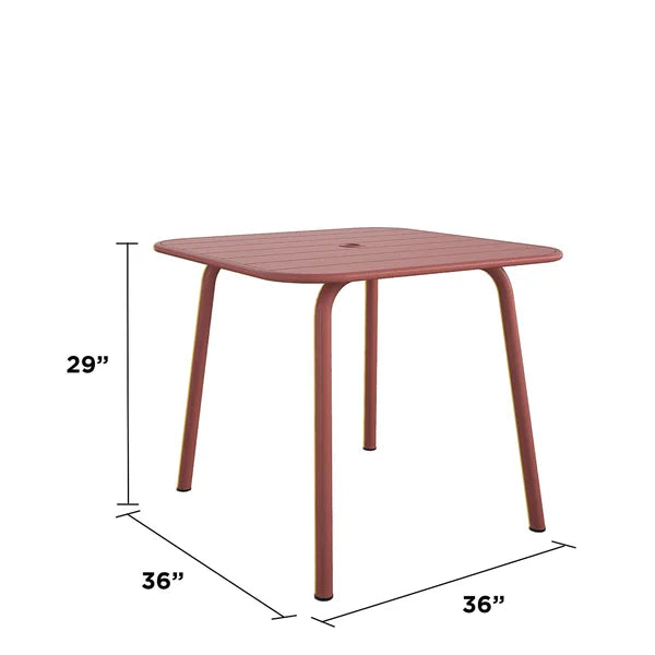 June Metal 4 - Person Dining Table