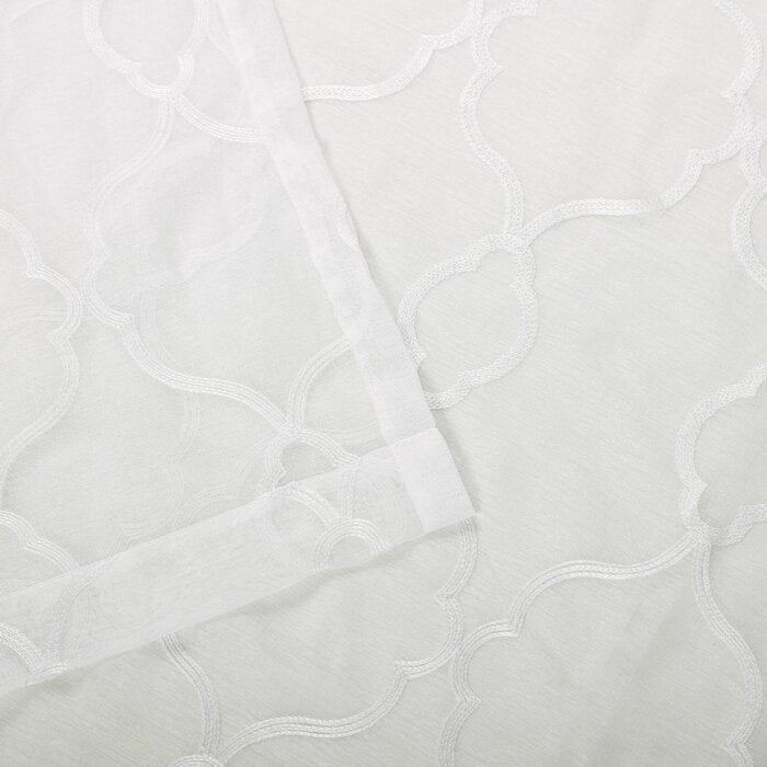 52" W x 108" L Junious Polyester Curtain (Set of 2)