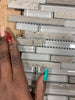 Tarvos Interlocking 11.81 in. x 11.81 in. x 6 mm Glass Mesh-Mounted Mosaic Tile (14.55 sq. ft. / case) KBO284