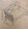 5pc Granton Living  Set Teak/Beige K7169 (3 boxes)