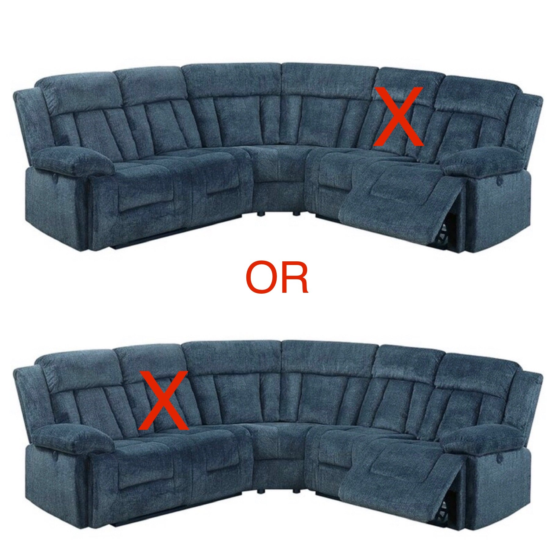 Banning 57" Symmetrical  Reclining Sectional *AS-IS* (4 Boxes) K7252